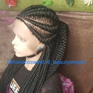 Braided lace wigs